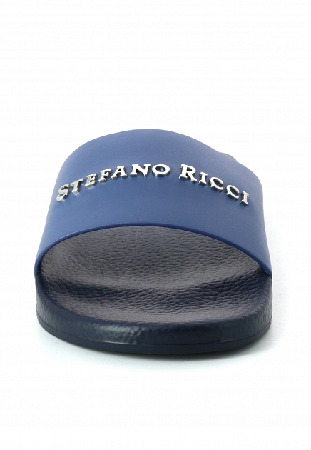 Сланцы STEFANO RICCI  - Кожа - цвет синий