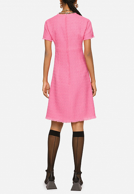 Платье DOLCE&GABBANA  - Шерсть - цвет розовый