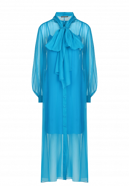 Струящееся платье из воздушного шёлка ALBERTA FERRETTI