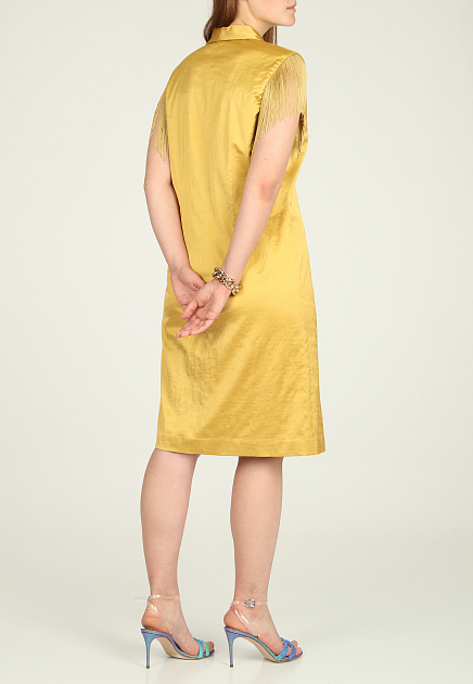 Платье EREDA  - Хлопок, Вискоза - цвет золотой