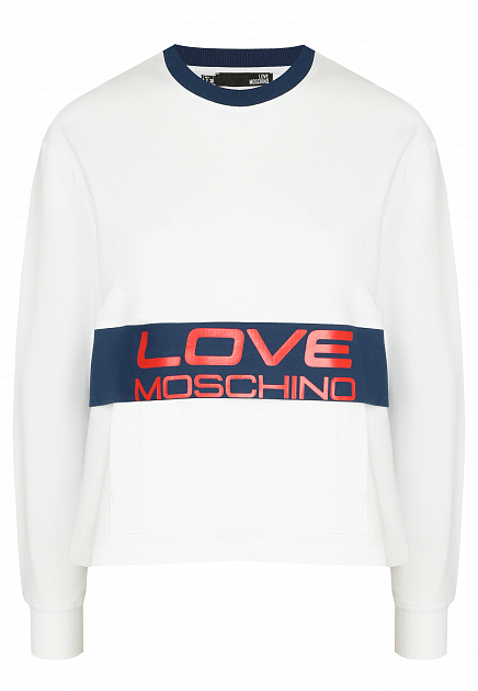 Хлопковый свитшот  MOSCHINO Love