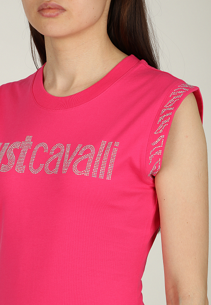 Платье JUST CAVALLI  - Хлопок - цвет розовый