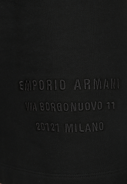 Спортивный костюм EMPORIO ARMANI  - Хлопок - цвет черный