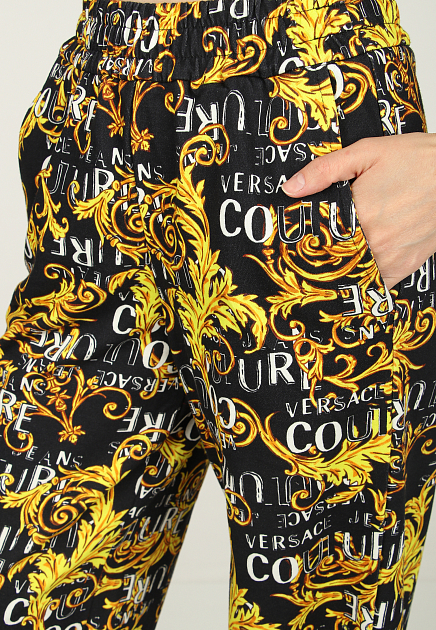 Брюки VERSACE JEANS COUTURE  - Хлопок - цвет золотой