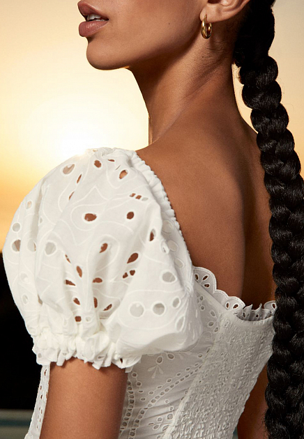 Платье CHARO RUIZ IBIZA  - Хлопок, Полиэстер - цвет белый
