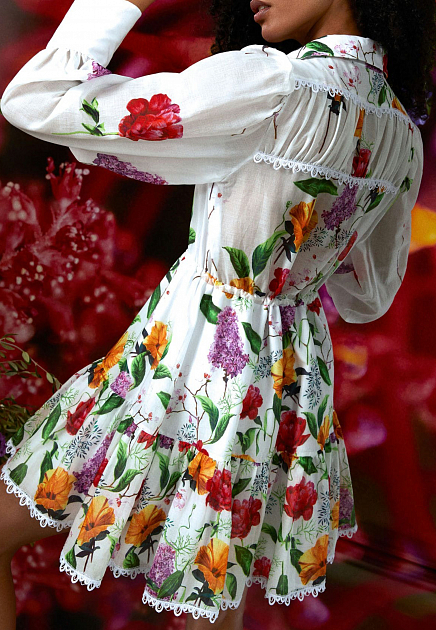 Платье CHARO RUIZ IBIZA  - Хлопок - цвет белый