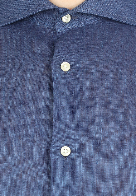 Рубашка MANDELLI  - Лён - цвет синий