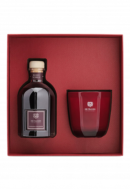 Подарочный набор Rosso Nobile диффузор 500 ml + свеча 500 г  DR.VRANJES