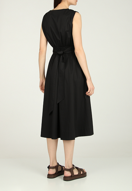 Платье PESERICO EASY  - Хлопок - цвет черный