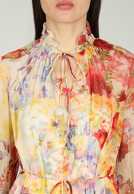 Платье ZIMMERMANN  - Полиэстер - цвет разноцветный