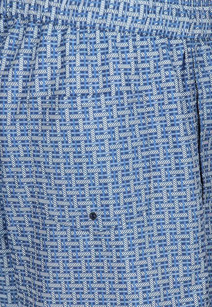Плавки-шорты ZILLI  - Полиэстер - цвет голубой