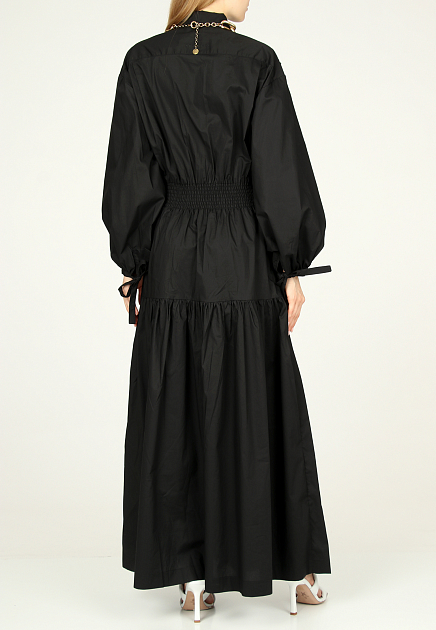 Платье ERMANNO FIRENZE  - Хлопок - цвет черный