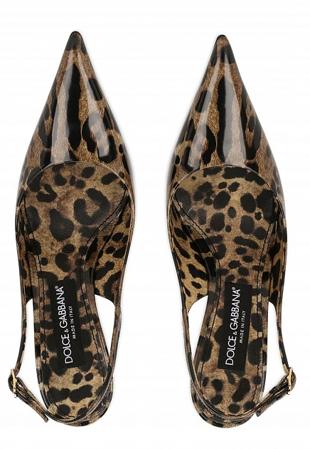 Туфли DOLCE&GABBANA  - Кожа - цвет леопардовый
