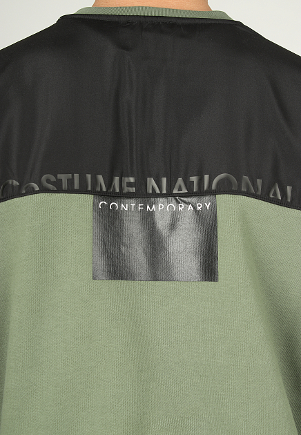 Пуловер COSTUME NATIONAL  - Хлопок - цвет зеленый