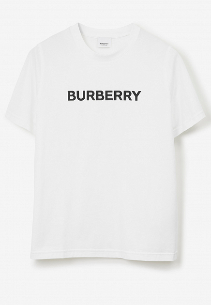 Футболка с логотипом BURBERRY