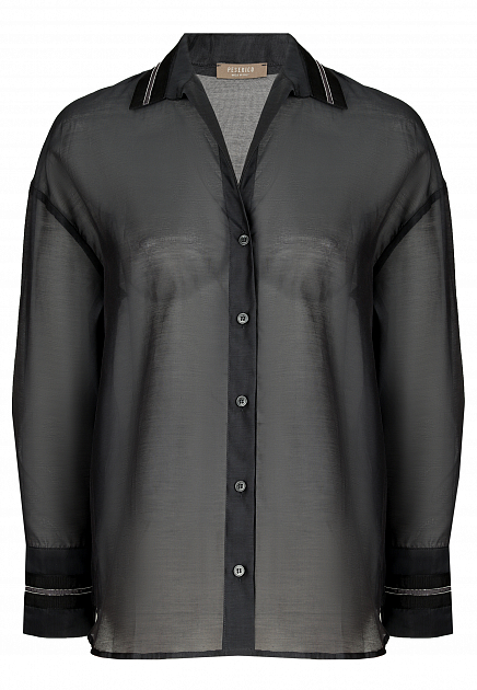 Воздушная блуза из шёлка и хлопка PESERICO AUREA