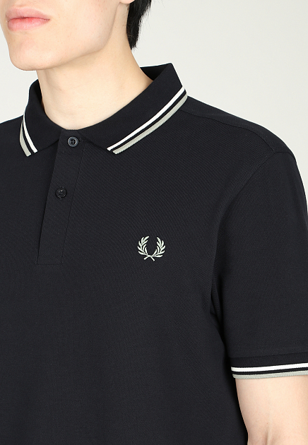 Поло FRED PERRY  - Хлопок - цвет синий