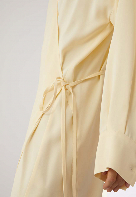 Платье ERIKA CAVALLINI  - Вискоза, Ацетат - цвет желтый