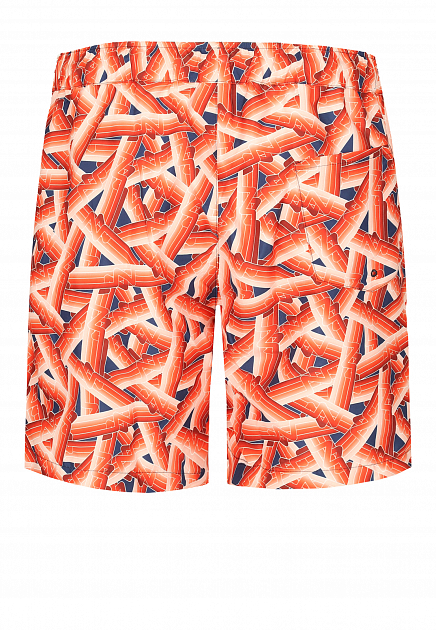 Плавательные шорты с логотипированным принтом ZILLI - ФРАНЦИЯ