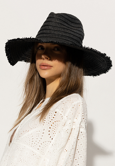 Шляпа EMPORIO ARMANI  - Текстиль - цвет черный