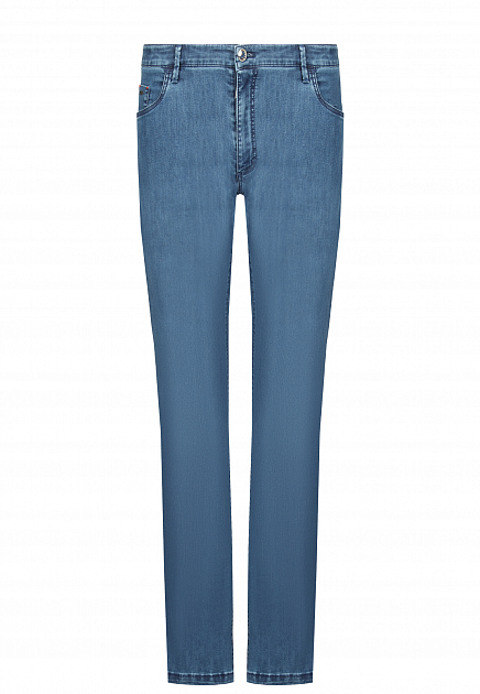 Базовые джинсы из эластичного хлопка ZILLI