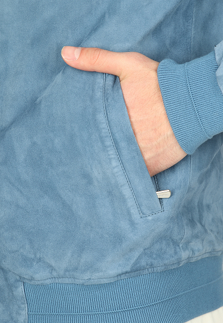 Куртка MANDELLI  - Кожа - цвет голубой