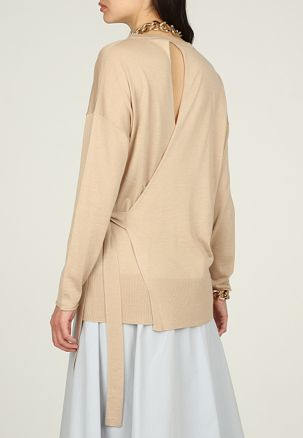 Пуловер COLOMBO  - Кашемир, Шелк - цвет коричневый