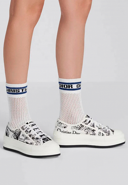 Dior monogram socks best sale