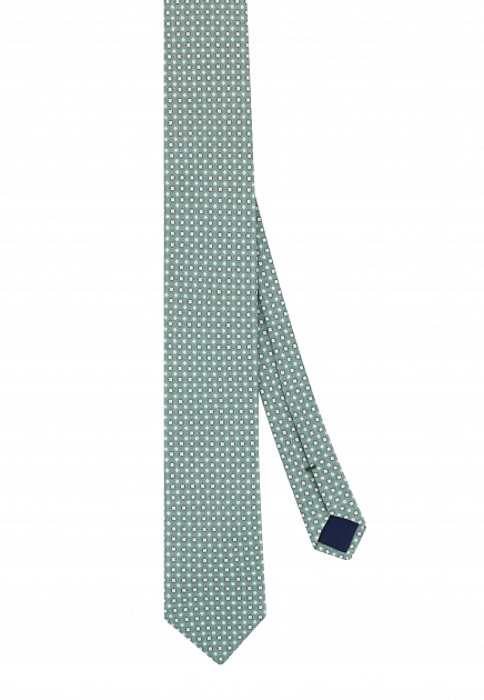 Фисташковый галстук с узором CORNELIANI - ИТАЛИЯ