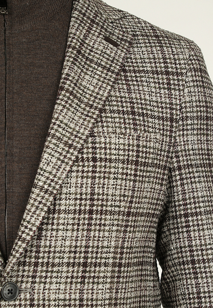 Пиджак CORNELIANI  - Шерсть, Шелк - цвет коричневый