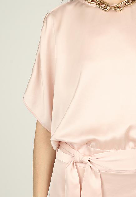 Платье ELEVENTY  - Ацетат, Купро - цвет розовый