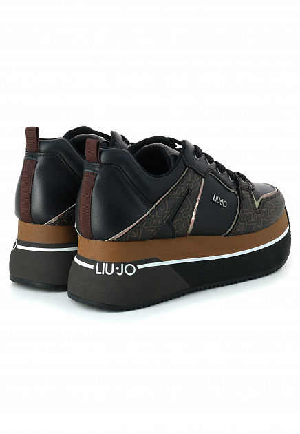 Черные кроссовки с логотипом LIU JO - ИТАЛИЯ