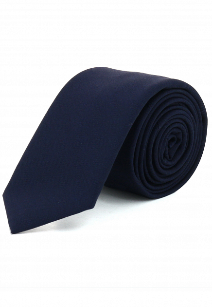 Синий тонкий галстук ELEVENTY