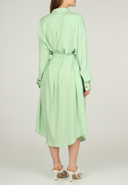 Платье EREDA  - Шелк - цвет зеленый