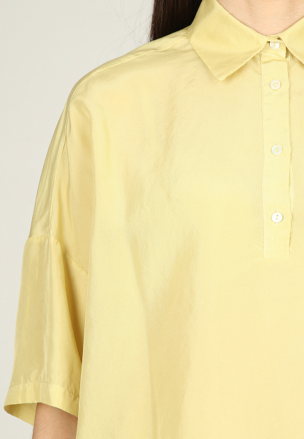 Рубашка ANTONELLI FIRENZE  - Шелк - цвет желтый