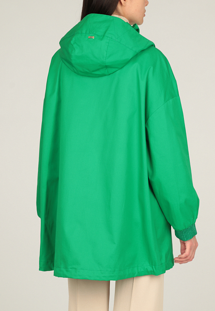 Пальто HERNO  - Хлопок - цвет зеленый