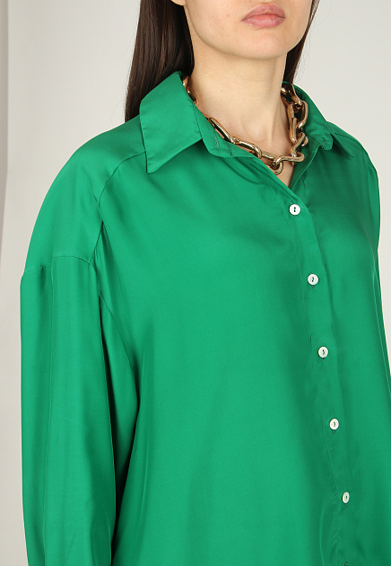 Рубашка SIMONETTA RAVIZZA  - Шелк - цвет зеленый