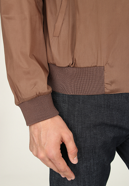 Куртка CESARE ATTOLINI  - Шелк - цвет коричневый