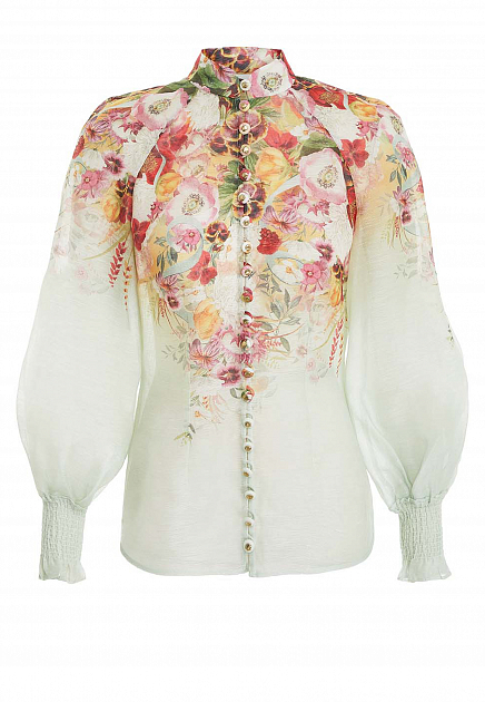 Блуза с цветочным принтом  ZIMMERMANN