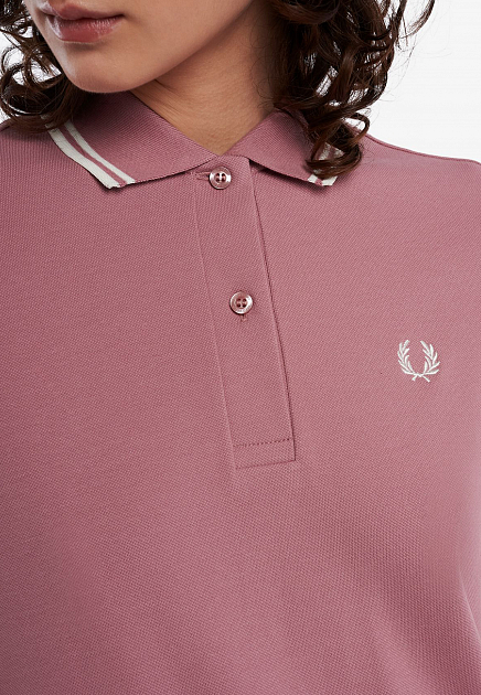 Платье FRED PERRY  - Хлопок - цвет розовый