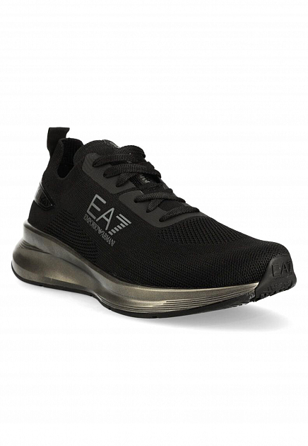 Черные кроссовки с золотистой подошвой EA7 - ИТАЛИЯ