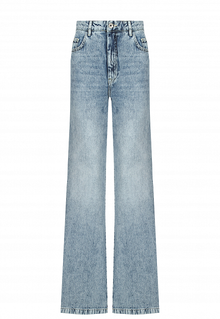 Широкие джинсы из хлопка PATRIZIA PEPE
