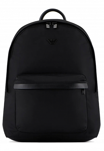 Черный рюкзак из полиэстера EMPORIO ARMANI
