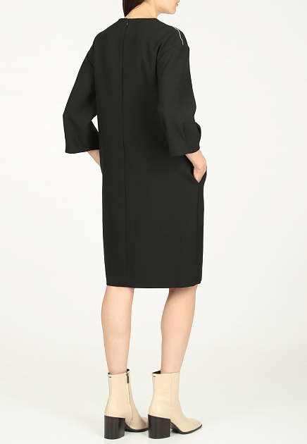 Платье PESERICO  - Полиэстер - цвет черный