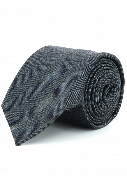 Серый фактурный галстук CORNELIANI