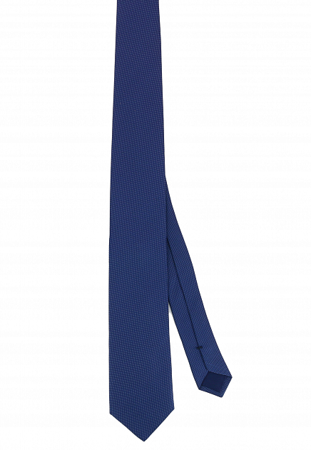 Синий галстук с узором CORNELIANI - ИТАЛИЯ