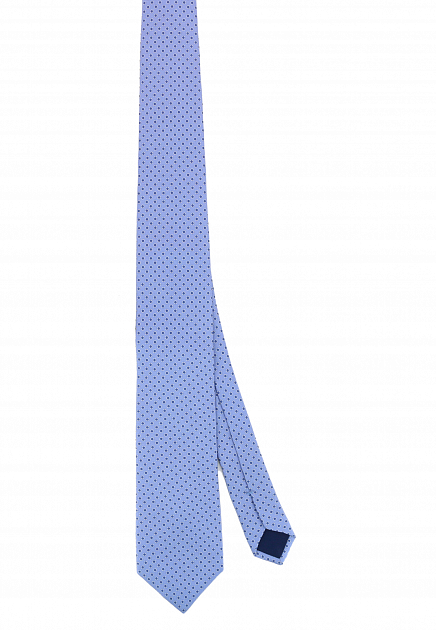 Голубой галстук в горошек CORNELIANI - ИТАЛИЯ