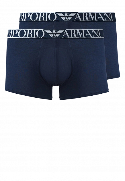 Комплект из двух боксеров с эластичным поясом EMPORIO ARMANI Underwear