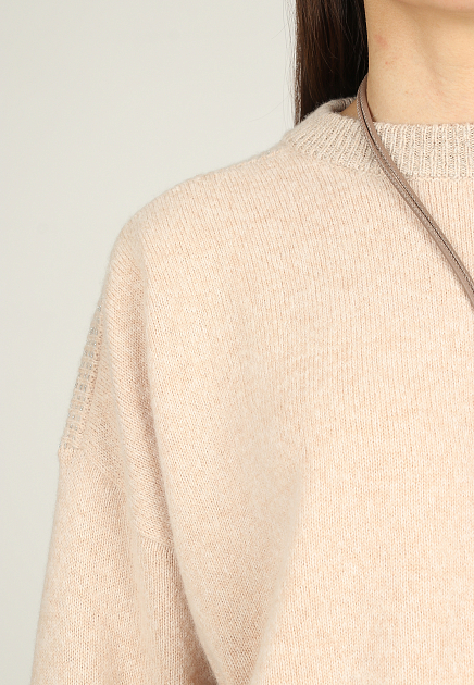 Пуловер PESERICO  - Шерсть - цвет бежевый