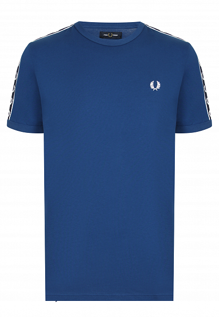 Футболка с фирменной тесьмой FRED PERRY